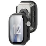 Carcasa cu protectie ecran BizonMobile Adamo compatibila cu Apple Watch 12 (42 mm), Negru 5 - lerato.ro