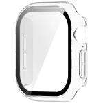 Carcasa cu protectie ecran BizonMobile Adamo compatibila cu Apple Watch 12 (42 mm), Transparent 4 - lerato.ro