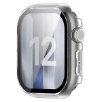Carcasa cu protectie ecran BizonMobile Adamo compatibila cu Apple Watch 12 (42 mm), Transparent 6 - lerato.ro