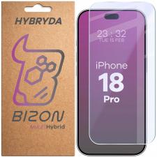 Folie sticla hibird Bizon Hybrid Mule compatibila cu  iPhone 18 Pro / 17 Pro, Transparent