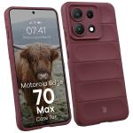 Carcasa Bizon Tur compatibila cu Motorola Edge 70 Max, Dark Purple 3 - lerato.ro