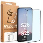 Kit protectie 2 in 1 BizonMobile, Carcasa Bizon Angelo si Folie sticla securizata Bizon Glass Edge, compatibil cu Samsung Galaxy S26 FE / S25 FE, Negru 9 - lerato.ro