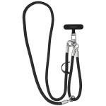 Snur pentru carcase 3-in-1 Bizon Accessories ReLoop, Lungime ajustabila, Negru 2 - lerato.ro