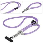Snur pentru carcase 3-in-1 Bizon Accessories ReLoop, Lungime ajustabila, Mov 5 - lerato.ro