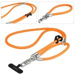 Snur pentru carcase 3-in-1 Bizon Accessories ReLoop, Lungime ajustabila, Portocaliu 5 - lerato.ro