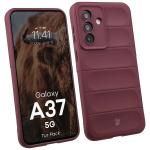 Kit protectie 2 in 1 BizonMobile, Carcasa Bizon Tur si Folie sticla securizata Bizon Glass Edge, compatibil cu Samsung Galaxy A37 5G, Dark Purple 4 - lerato.ro
