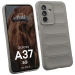 Kit protectie 2 in 1 BizonMobile, Carcasa Bizon Tur si Folie sticla securizata Bizon Glass Edge, compatibil cu Samsung Galaxy A37 5G, Light Grey 4 - lerato.ro