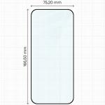 Folie sticla securizata Bizon Glass Edge compatibila cu Xiaomi Redmi 17 4G / 5G, Negru 3 - lerato.ro