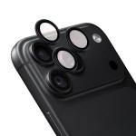 Folie sticla securizata camera foto Bizon Glass Snap Lens compatibila cu iPhone 18 Pro Max / 18 Pro, Negru 2 - lerato.ro