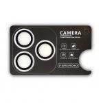 Folie sticla securizata camera foto Bizon Glass Snap Lens compatibila cu iPhone 18 Pro Max / 18 Pro, Silver 3 - lerato.ro