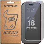 Folie sticla hibird Bizon Hybrid Shadow Privacy compatibila cu iPhone 18 Pro Max, Negru 2 - lerato.ro