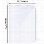 Folie protectie display Bizon Hybrid Mule compatibila cu iPhone Duo, Transparent 3 - lerato.ro