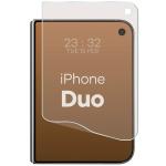Folie protectie Bizon Film Matte compatibila cu iPhone Duo, Transparent 6 - lerato.ro