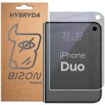 Folie protectie display Bizon Hybrid Shadow Privacy compatibila cu iPhone Duo, Negru 2 - lerato.ro