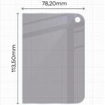 Folie protectie display Bizon Hybrid Shadow Privacy compatibila cu iPhone Duo, Negru 3 - lerato.ro