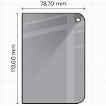 Set 2 folii sticla securizata Bizon Glass Edge Shadow Duo Privacy compatibile cu iPhone Duo, Negru 3 - lerato.ro
