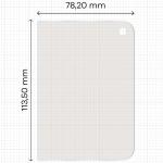 Set 2 folii protectie Bizon Film Matte Duo compatibile cu iPhone Duo, Transparent 3 - lerato.ro