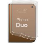 Set 2 folii protectie Bizon Film Matte Duo compatibile cu iPhone Duo, Transparent 6 - lerato.ro