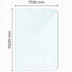 Set 2 folii sticla securizata Bizon Glass Clear compatibile cu iPhone Duo, Transparent 3 - lerato.ro