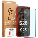 Kit protectie 2 in 1 BizonMobile, Carcasa Bizon Tur si Folie sticla securizata Bizon Glass Edge, compatibil cu Samsung Galaxy S26 FE / S25 FE, Rosu 11 - lerato.ro