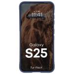 Kit protectie 2 in 1 BizonMobile, Carcasa Bizon Tur si Folie sticla securizata Bizon Glass Edge, compatibil cu Samsung Galaxy S25, Dark Blue 7 - lerato.ro