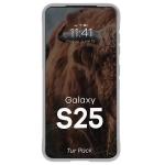 Kit protectie 2 in 1 BizonMobile, Carcasa Bizon Tur si Folie sticla securizata Bizon Glass Edge, compatibil cu Samsung Galaxy S25, Light Grey 7 - lerato.ro