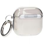 Carcasa Bizon Clear Case compatibila cu Apple AirPods 4, Negru / Transparent 5 - lerato.ro