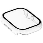 Carcasa cu protectie ecran din sticla securizata BizonMobile  compatibila cu Apple Watch 10 / 11 / 12, 46mm, Transparent 7 - lerato.ro