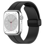 Curea din Bizon Strap Watch Silicone compatibila cu Apple Watch 38/40/41/42 mm, Negru 2 - lerato.ro