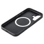 Carcasa Bizon CarbO cu MagSafe si Wrist Strap compatibila cu iPhone 16, Negru 6 - lerato.ro