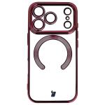 Carcasa cu protectie pentru camera Bizon GuardO cu MagSafe compatibila cu iPhone 18 Pro / 17 Pro, Transparent / Mov 2 - lerato.ro