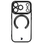 Carcasa cu protectie pentru camera Bizon GuardO cu MagSafe compatibila cu iPhone 18 Pro Max / 17 Pro Max, Transparent / Negru 2 - lerato.ro