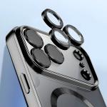 Carcasa cu protectie pentru camera Bizon GuardO cu MagSafe compatibila cu iPhone 18 Pro Max / 17 Pro Max, Transparent / Negru 4 - lerato.ro