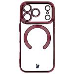 Carcasa cu protectie pentru camera Bizon GuardO cu MagSafe compatibila cu iPhone 18 Pro Max / 17 Pro Max, Transparent / Mov 2 - lerato.ro
