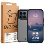 Carcasa Bizon Angelo compatibila cu Xiaomi Poco F9 Ultra, Transparent / Negru 7 - lerato.ro