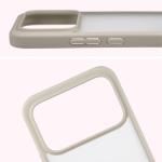 Carcasa Bizon Angelo compatibila cu Xiaomi Poco F9 Ultra, Transparent / Bej 4 - lerato.ro
