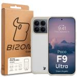 Carcasa Bizon Angelo compatibila cu Xiaomi Poco F9 Ultra, Transparent / Bej 7 - lerato.ro