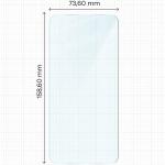 Set protectie 4in1 Bizon Glass Clear Pack, 3 folii sticla ecran + 1 folie sticla camera foto, compatibil cu Samsung Galaxy S26 FE, Transparent 3 - lerato.ro
