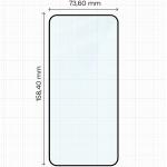 Set protectie 3in1 Bizon Glass Edge Pack, 2 folii sticla ecran + 1 folie sticla camera foto, compatibil cu Samsung Galaxy S26 FE, Negru 3 - lerato.ro