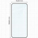 Set 2 folii sticla securizata Bizon Glass Aplikator Edge, Kit montare inclus, compatibila cu Xiaomi Redmi Note 17 Pro / Pro Max, Negru 3 - lerato.ro
