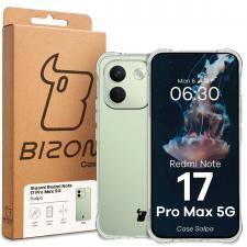 Carcasa Bizon Salpa compatibila cu Xiaomi Redmi Note 17 Pro Max, Transparent