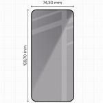 Set 2 folii sticla securizata Bizon Glass Aplikator Shadow Privacy, Kit montare inclus, compatibile cu Xiaomi Redmi Note 17 Pro / Pro Max, Negru 3 - lerato.ro