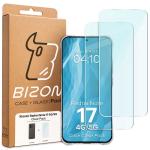 Kit protectie 3 in 1 BizonMobile Clear Pack, Carcasa Bizon Salpa si 2 folii sticla Bizon Glass Clear, compatibil cu Xiaomi Redmi Note 17, Transparent 2 - lerato.ro