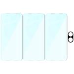 Set protectie 4in1 Bizon Glass Clear Pack, 3 folii sticla ecran + 1 folie sticla camera foto, compatibil cu Xiaomi Redmi Note 17 Pro, Transparent 7 - lerato.ro