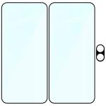 Set protectie 3in1 Bizon Glass Edge Pack, 2 folii sticla ecran + 1 folie sticla camera foto, compatibil cu Xiaomi Redmi Note 17 Pro 5G, Negru 7 - lerato.ro