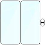Set protectie 3in1 Bizon Glass Edge Pack, 2 folii sticla ecran + 1 folie sticla camera foto, compatibil cu Xiaomi Redmi Note 17, Negru 7 - lerato.ro