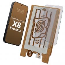 Set 2 folii protectie Bizon Eplikator Film Matte compatibile cu Xiaomi Poco X8 Pro Max, Transparent