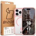 Husa Bizon MatteO cu MagSafe compatibila cu iPhone 18 Pro / 17 Pro, Roz 8 - lerato.ro