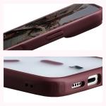 Husa Bizon MatteO cu MagSafe compatibila cu iPhone 18 Pro / 17 Pro, Burgundy 6 - lerato.ro