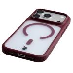 Husa Bizon MatteO cu MagSafe compatibila cu iPhone 18 Pro / 17 Pro, Burgundy 7 - lerato.ro